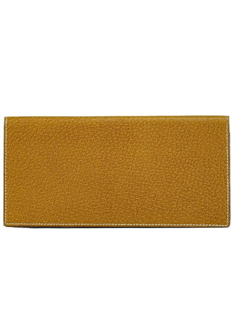Hermes Leather Billfold Wallet Brown